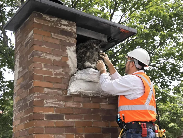 Humane removal of debris and animals by Waterford Chimney Sweep in Waterford, CT