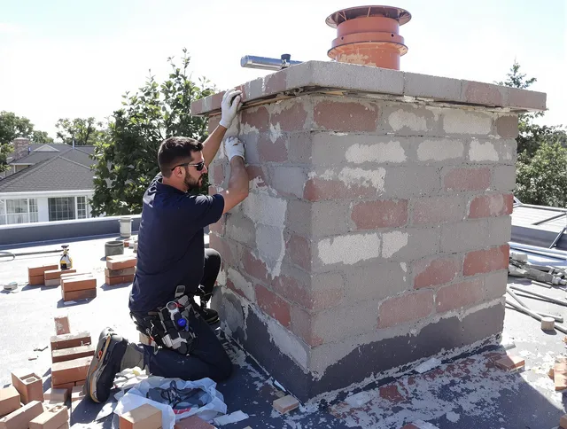 Advanced chimney repair process by Waterford Chimney Sweep in Waterford, CT