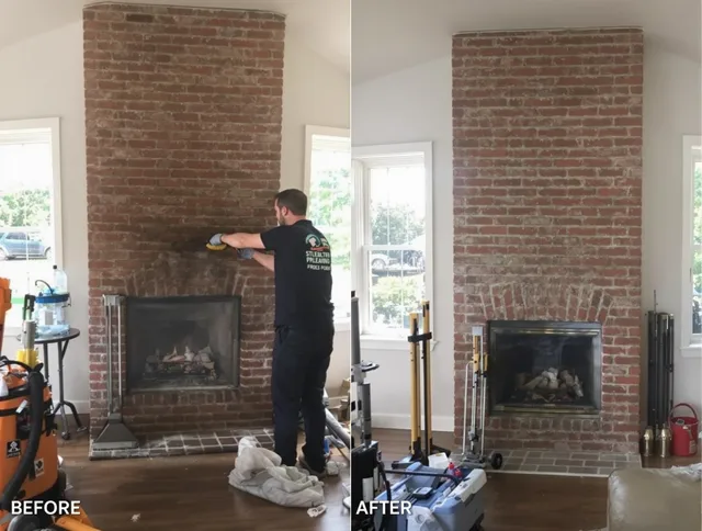 Finished chimney sweeping service by Waterford Chimney Sweep in Waterford, CT