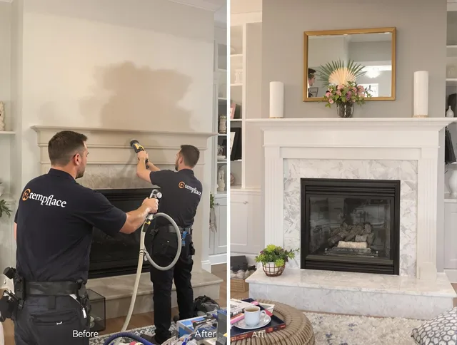 Professional soot removal by Waterford Chimney Sweep team in Waterford, CT
